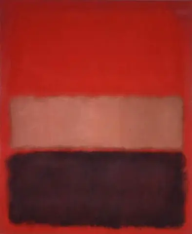 No. 46 (Black, Ochre, Red Over Red)
