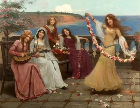 Розовая гирлянда 1903 г.