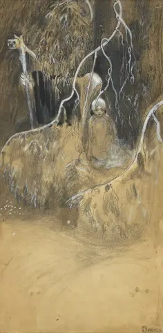 Studie bis I Skogen ca. 1901