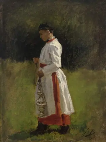 밀 연구의 축복 Enfant De Ch Ur 1856