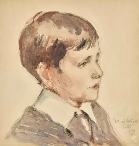 少年の頭 1907