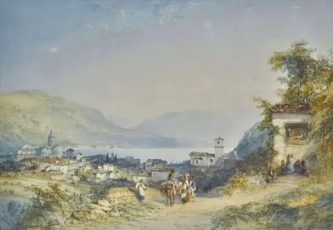 Comosjön Italien 1842