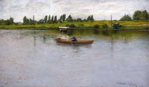 Auf dem Weg zum Ufer, ca. 1886
