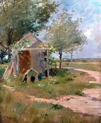 Der Hinterhof Shinnecock Long Island New York 1891