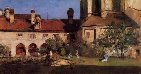 Der Kreuzgang um 1880