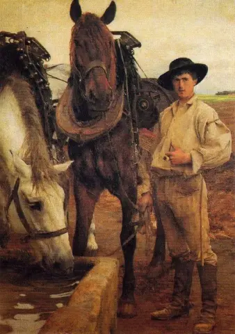 Άλογο στο ποτίστρα 1884