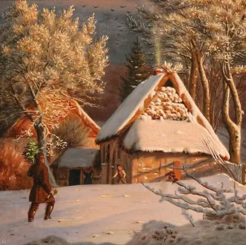 El árbol de Navidad llega a casa