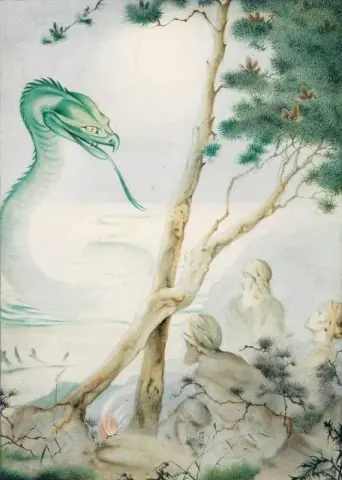 Il serpente marino dal terzo viaggio di Sinbad il marinaio