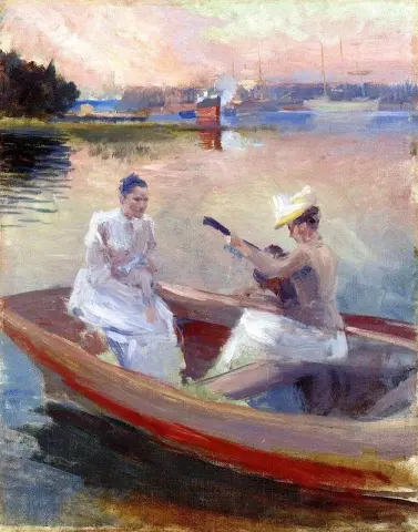 夏の夕方、ポルヴォー郊外のハイコ湾 1889