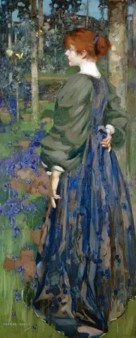 En el bosque de Bluebell Ca. 1910