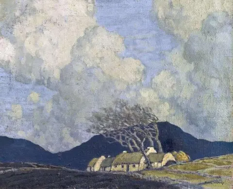 Tormenta en Connemara Ca. 1925
