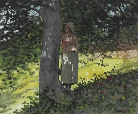Un posto ombreggiato Houghton Farm 1878