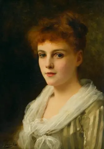 Рыжеволосая красавица 1886 г.
