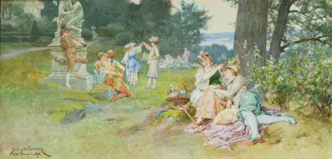 Pastorale Idylle 1890
