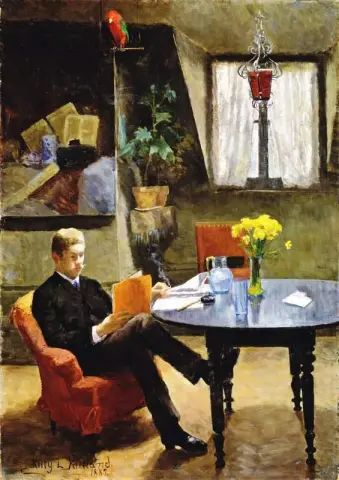 Arne Garborg I Oficina de Malerinnen I Paris 1887
