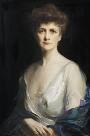 ジョン・W・デイビス夫人の肖像 ニー・エレン・G・バッセル 1920年