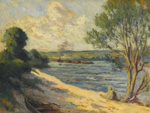 Chiatte sul fiume
