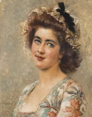Portrait Of A Girl Wearing A Cap