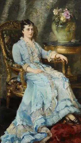 Portrait Of Ekaterina Dolgorukova Princess Yurievskaya 1880