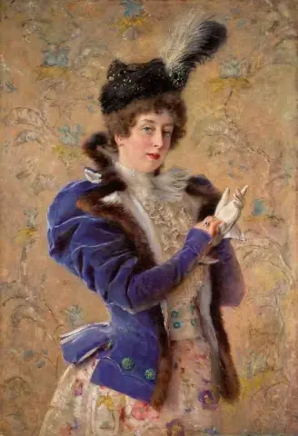 Portrait Of Maria Alexeevna Makowskaya