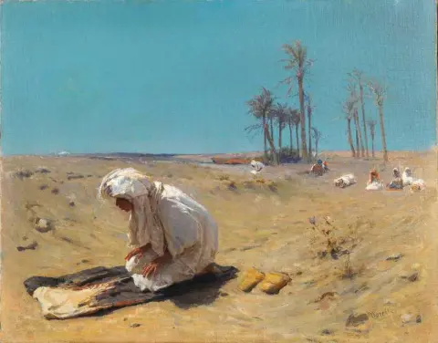 Rukous autiomaassa 1882