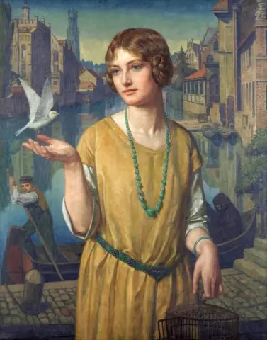 L'uccello del tempo ha solo un piccolo modo per volare - ed ecco l'uccello è sull'ala. 1924