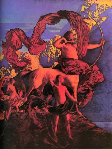 Jason und sein Lehrer 1910