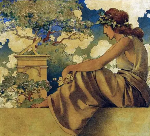 Sitzende Frau 1899