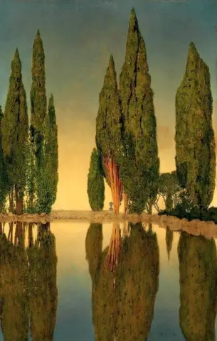 Der Stausee in der Villa Falconieri Frascati 1903