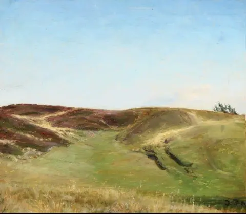 Hills Of Heather In Rye 1886