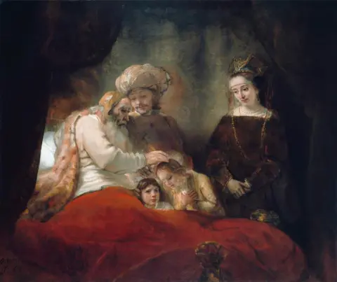 Jakob zegent de zonen van Jozef