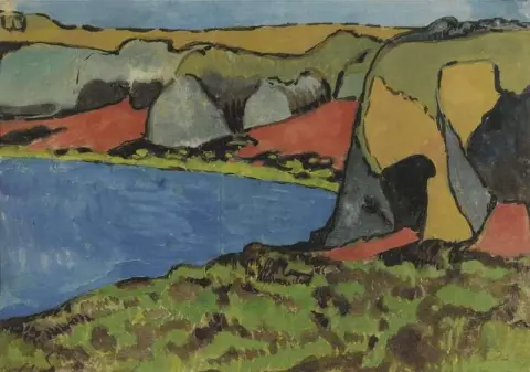 Breton Landscape La Petite Anse Ca. 1889-90