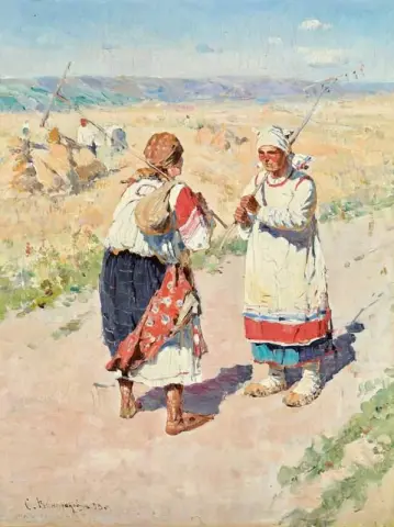 שתי נשים איכרות 1893
