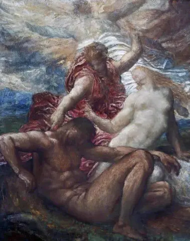 Eve Created Ca. 1865 Reworked In 1895-96