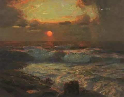 Tramonto a Land's End Cornwall