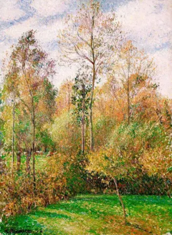Höstpoppeln Eragny 1894