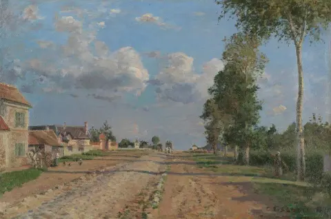 Route De Versailles Rocquencourt 1871