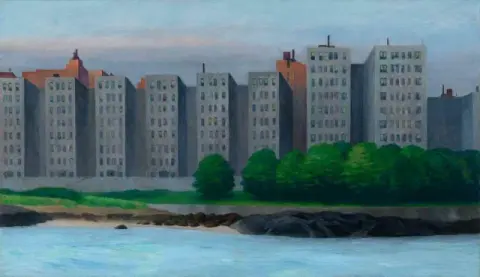 Apartment Houses East River 1930