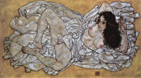Liggende vrouw 1917