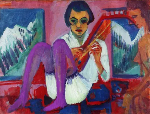 マンドリン演奏者 - 1921