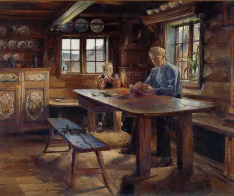 Compiti d'interno - 1888