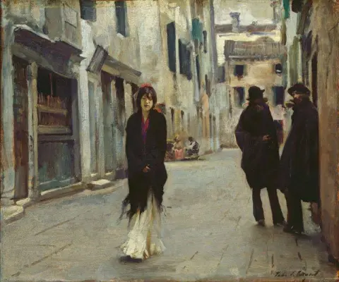베니스의 거리 C. 1882