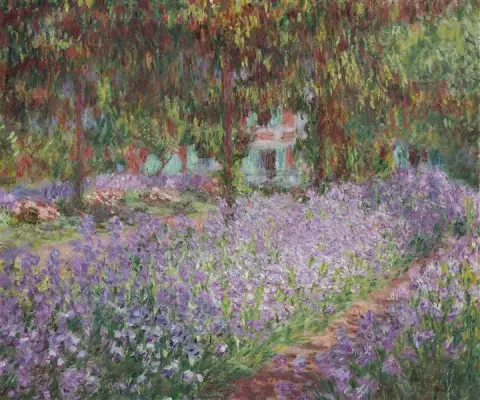 Irises In Monets Garden