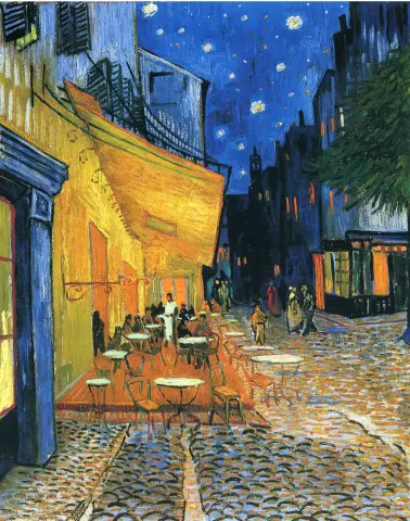 The Café Terrace at Night, Place du Forum, Arles