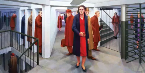 ジョージ・トゥーカー 地下鉄 1950
