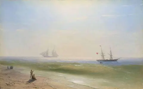 岸边航行 1897