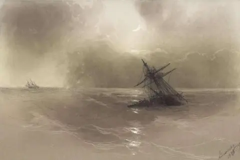 公海上的船 1888