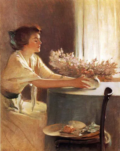 草地上的花 1912