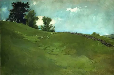 新罕布什尔州康沃尔郡风景1890年