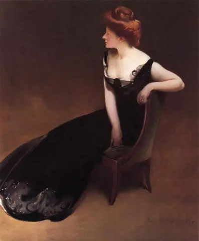 夫人的肖像V 女士赫尔曼·杜里亚 (Herman Duryea)，约 1900 年